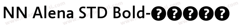 NN Alena STD Bold字体转换